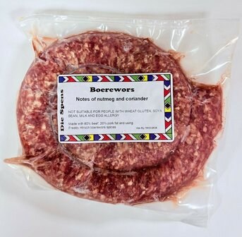 Boerewors - For Collection Only