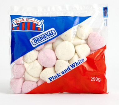 Yank Snacks Pink &amp; White Mallows