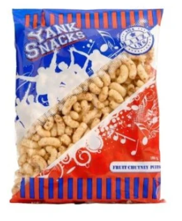 Yank Snacks Fruit Chutney Flavoured Maize Puffs