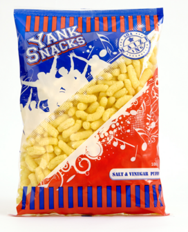 Yank Snacks Salt &amp; Vinegar Flavoured Maize Puffs