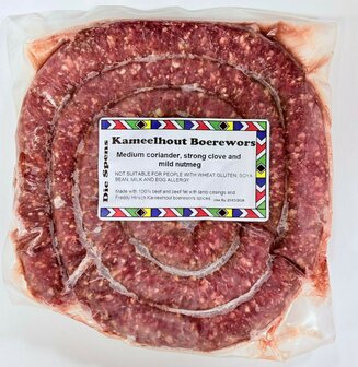 Kameelhout Boerewors - For Collection Only
