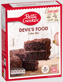 Betty Crocker Devil's Food Cake Mix - (UK)
