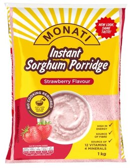 Monati Instant Sorghum Porridge - Strawberry