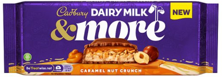 Cadbury Dairy Milk &amp;More Caramel Nut Crunch - (UK)