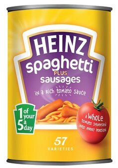 Heinz Spaghetti with Sausages - (UK)