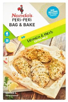 Nando&#039;s Peri-Peri Bag &amp; Bake Lemon &amp; Herb - (UK)