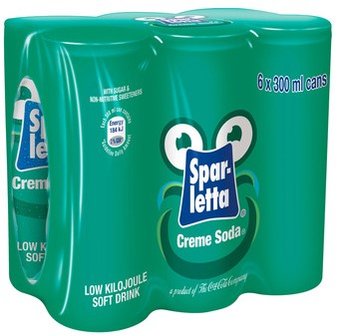 Sparletta Creme Soda 6 Pack