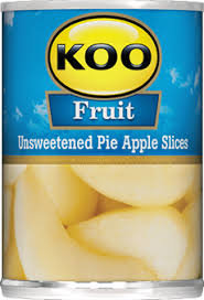 Koo Unsweeted Pie Apple Slices