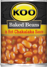 Koo Baked Beans in Hot Chakalaka Sauce