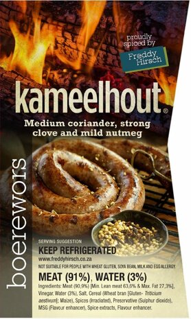 Kameelhout Boerewors - For Collection Only