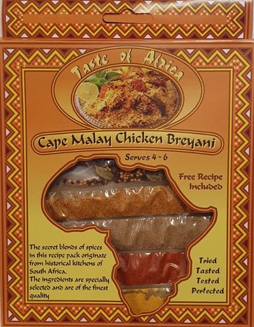 Taste of Africa - Cape Malay Chicken Breyani