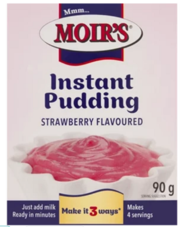 Moir's Instant Pudding - Strawberry Flavour
