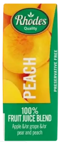 Rhodes Fruit Juice Peach