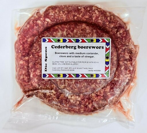 Cederberg Boerewors - For Collection Only