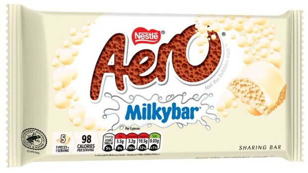 Nestl&eacute; Aero Milkybar - (UK)