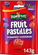 Rowntrees Fruit Pastilles Strawberry & Blackcurrant - (UK)